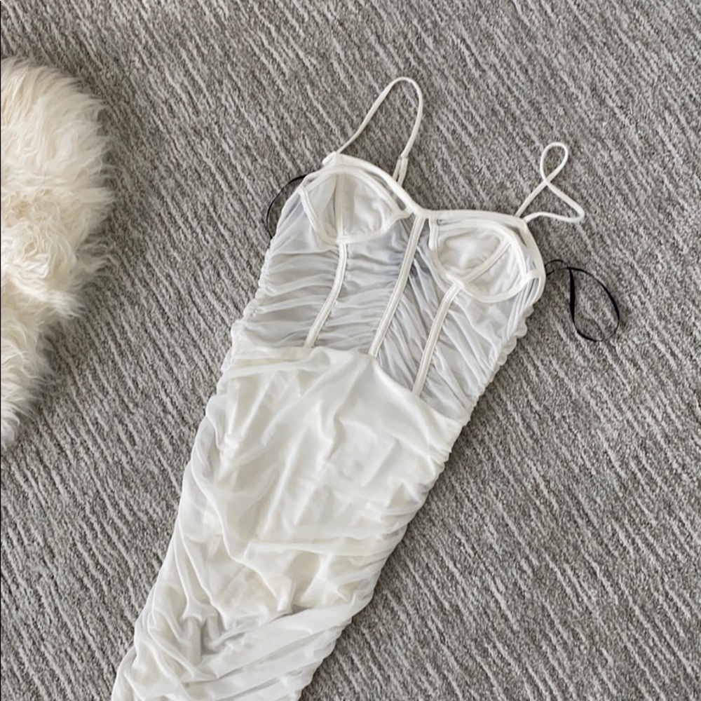 White sexy dress